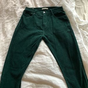 Forest Green Pacsun Corduroy Pants
